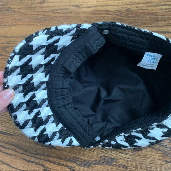 Hounds tooth paigeboy cap - Picture 7 of 11
